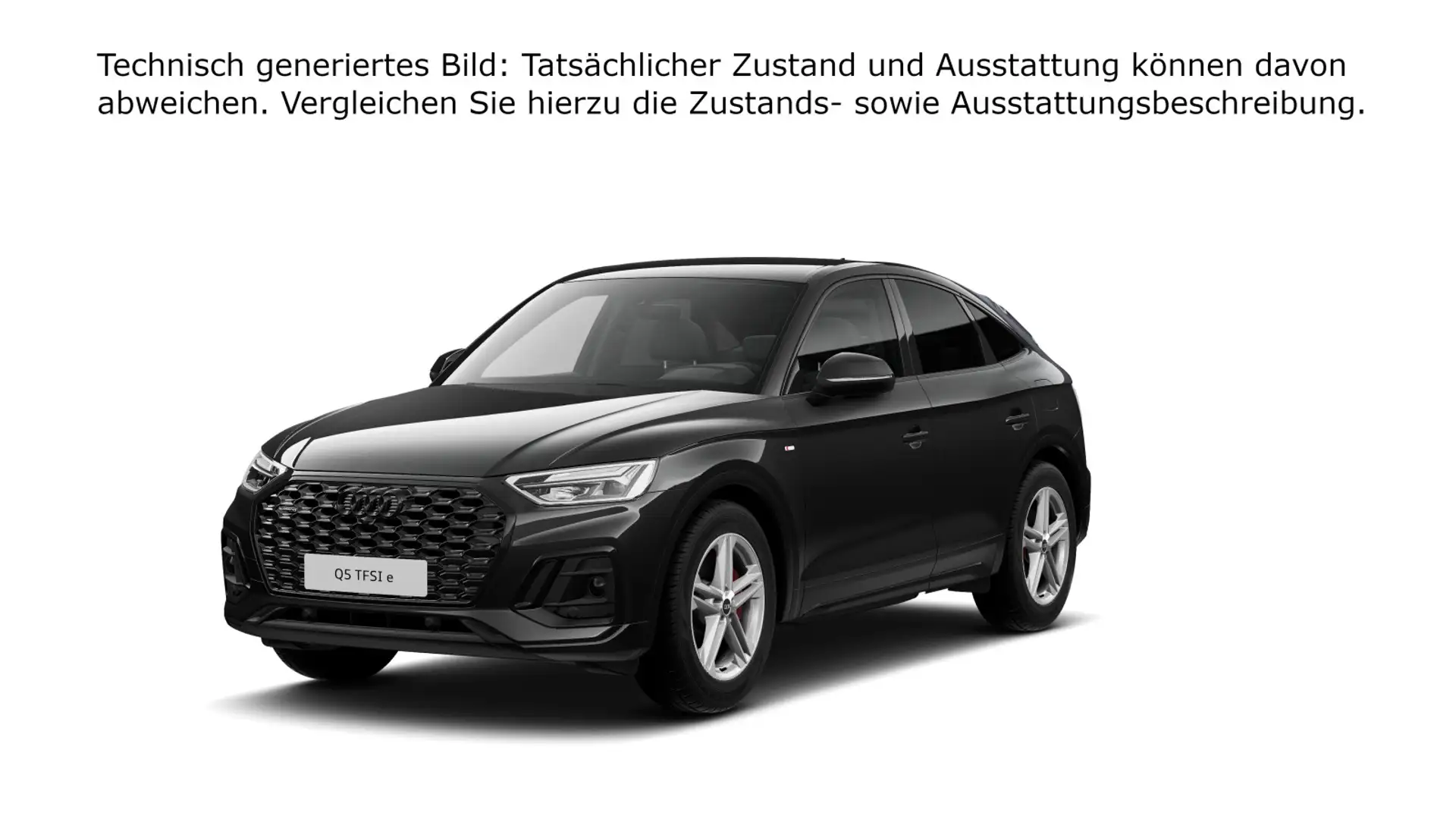 Audi Q5 55 TFSIe Sportback quattro S tronic S line Schwarz - 2