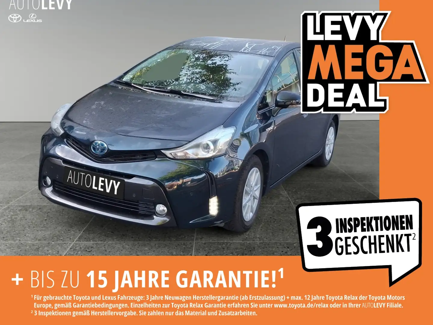 Toyota Prius+ 1.8 Hybrid 7-Sitze *NAVI*PDC*KAMERA* Blauw - 1