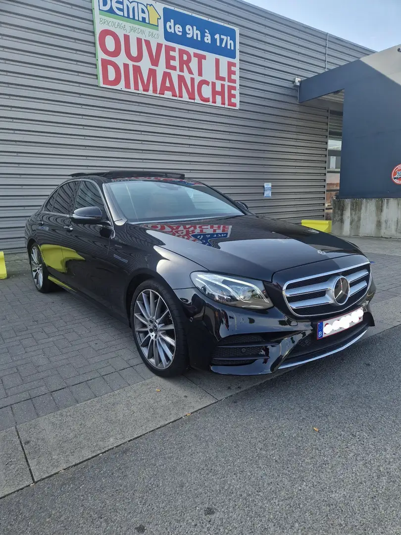 Mercedes-Benz E 220 d Business Solution AMG(EU6d-TEMP) Zwart - 1