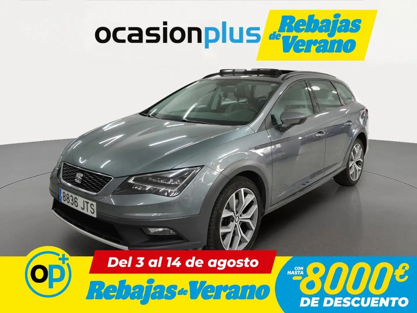 SEAT Leon 2.0TDI CR S&S 4D DSG6 184 Gris - 1