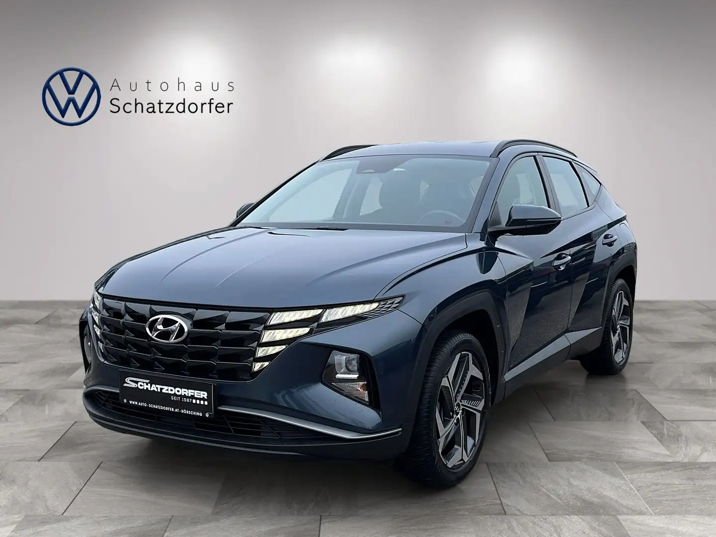 Hyundai TUCSON 1,6 T-GDI Hybrid 4WD Prestige Lin Blau - 1