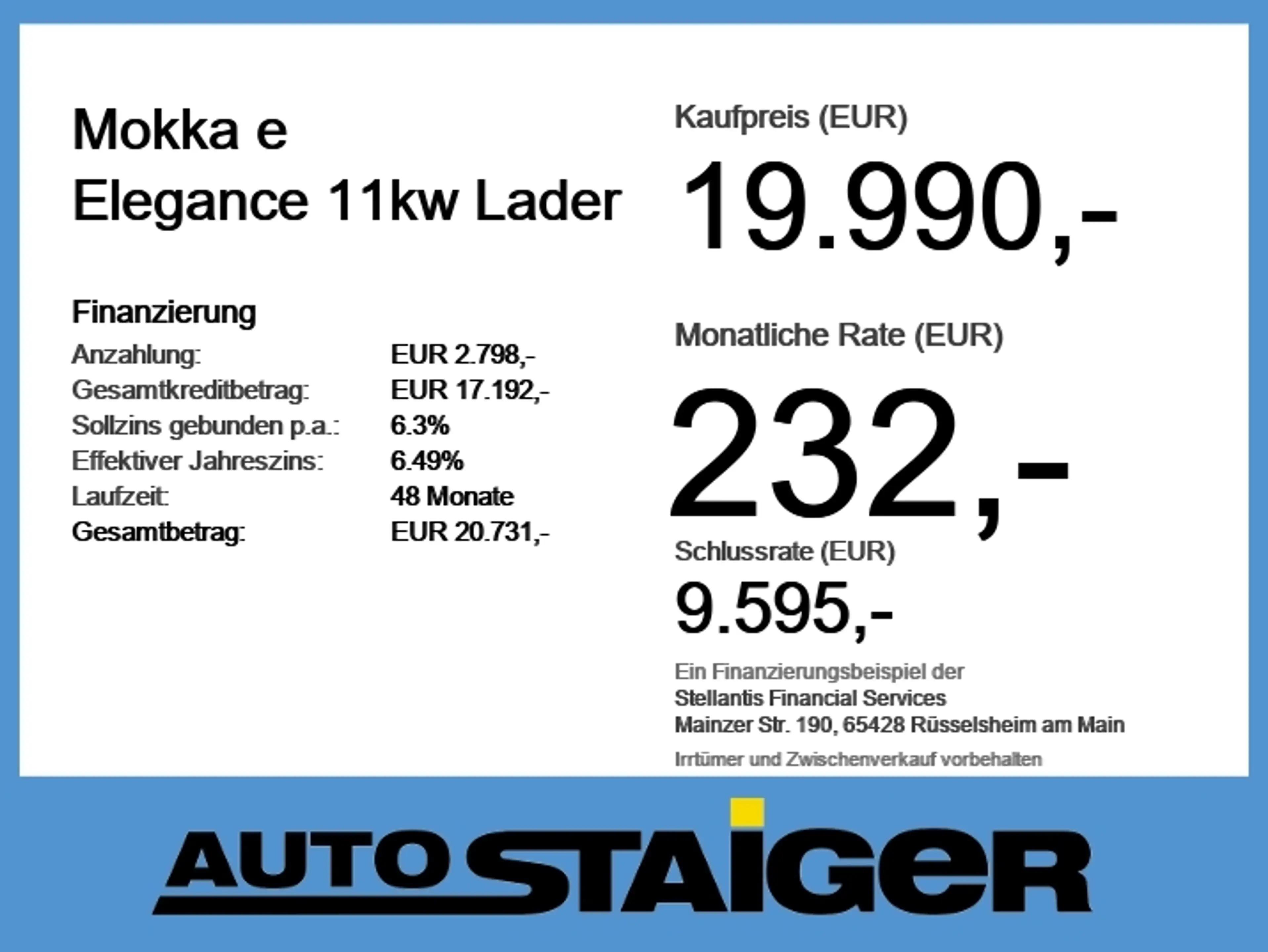 Opel Mokka-E Mokka e Elegance 11kw Lader ACC, Winterpaket,  PDC — photo 6