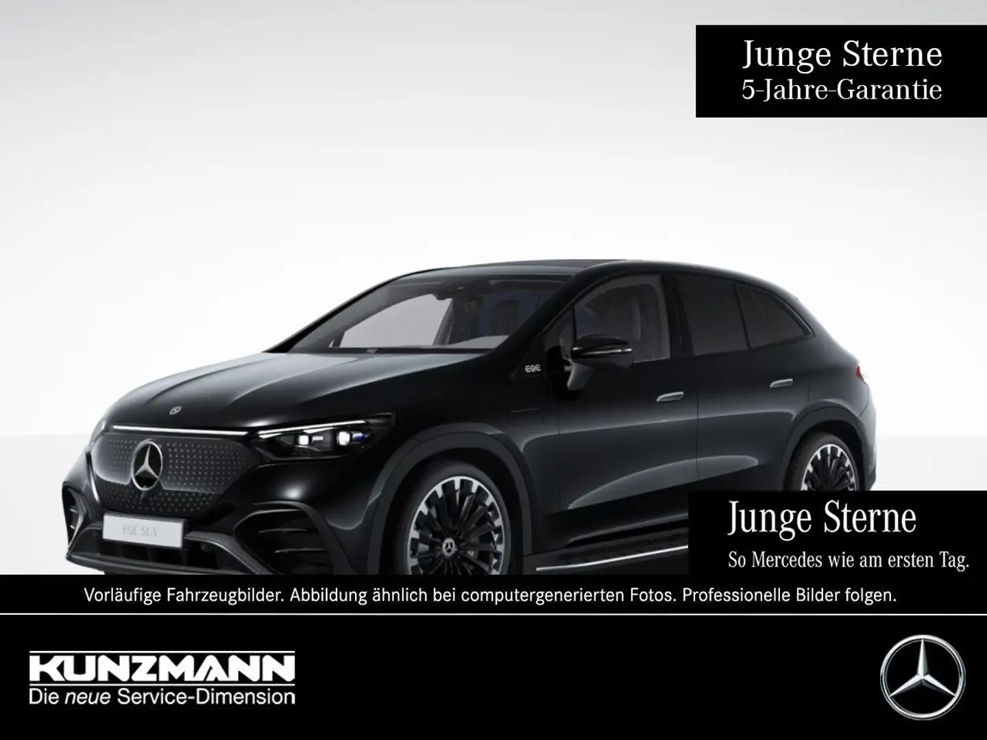 Mercedes-Benz EQE SUV EQE 500 4M SUV AMG Night Panorama 360° Burmester A Noir - 1