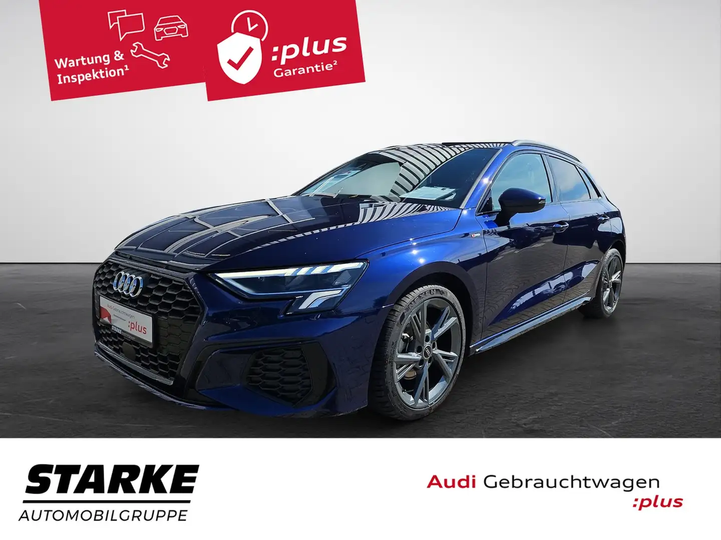 Audi A3 Sportback 30 TDI S tronic S line NaviPlus AHK L... Blau - 2