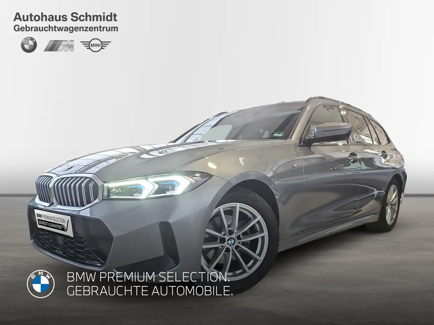 BMW 320 i Touring M Sportpaket HiFi DAB LED AHK Shz Grau - 1