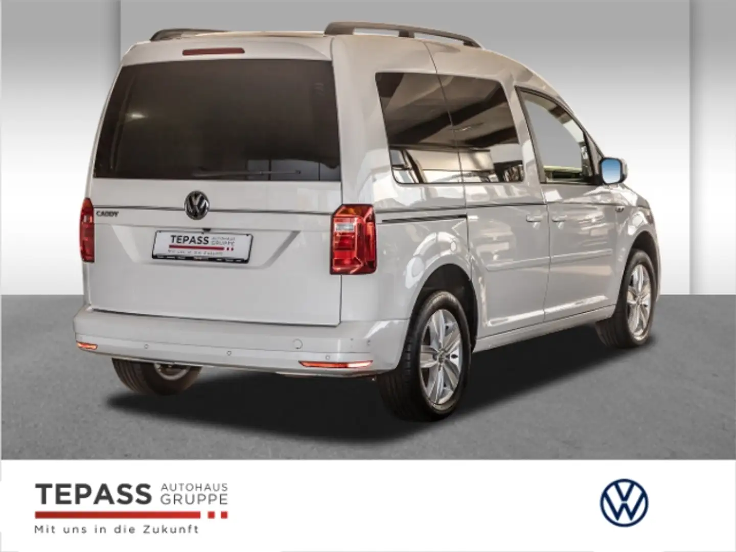 Volkswagen Caddy 1.4l TSI Comfortline KLIMA APP ACC PDC Weiß - 2