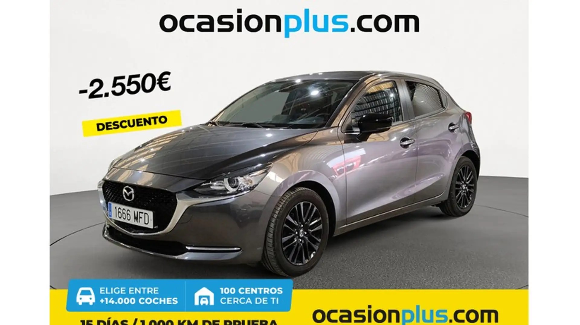 Mazda 2 1.5 Skyactiv-g Black Tech Edition 55kW Gris - 1