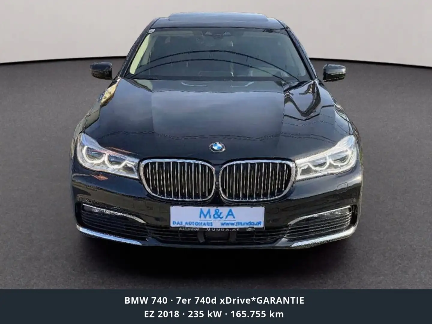 BMW 740 7er 740d xDrive*GARANTIE Schwarz - 2