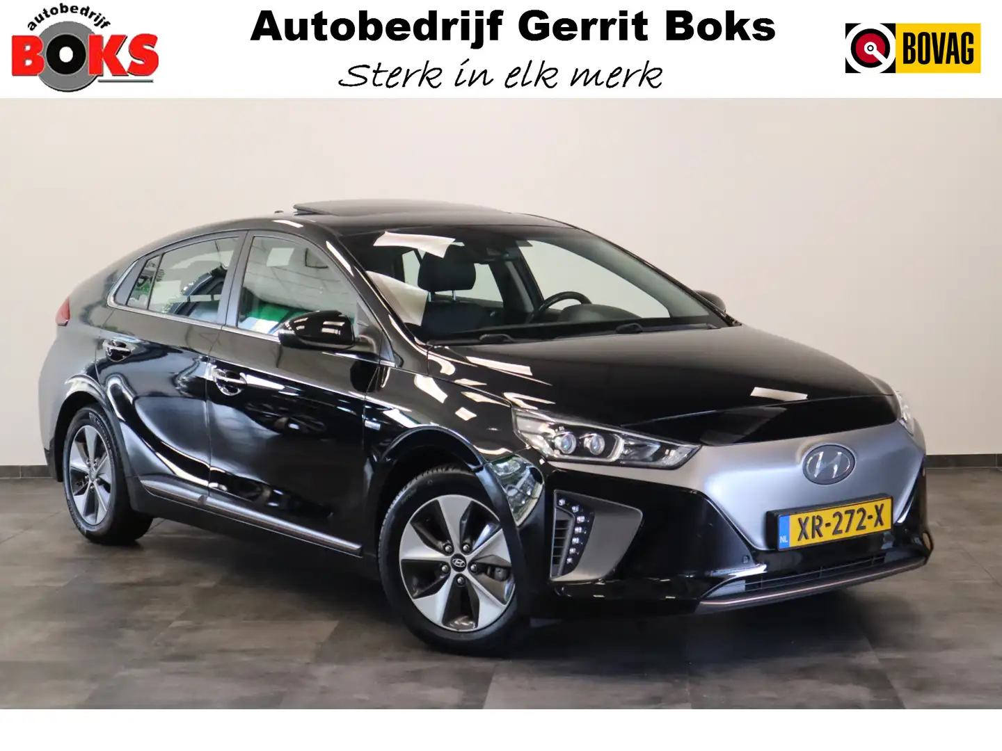 Hyundai IONIQ Premium EV Leder Full-led Adaptive-Cruise Zwart - 1