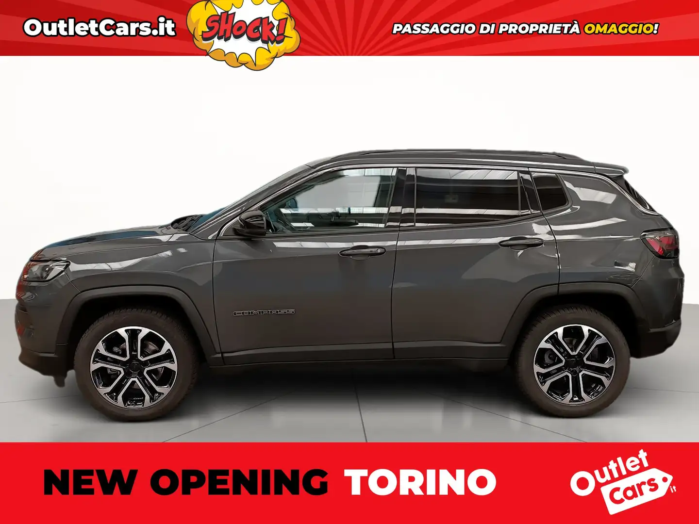 Jeep Compass 1.6 mjt longitude 2wd 130cv Grijs - 2