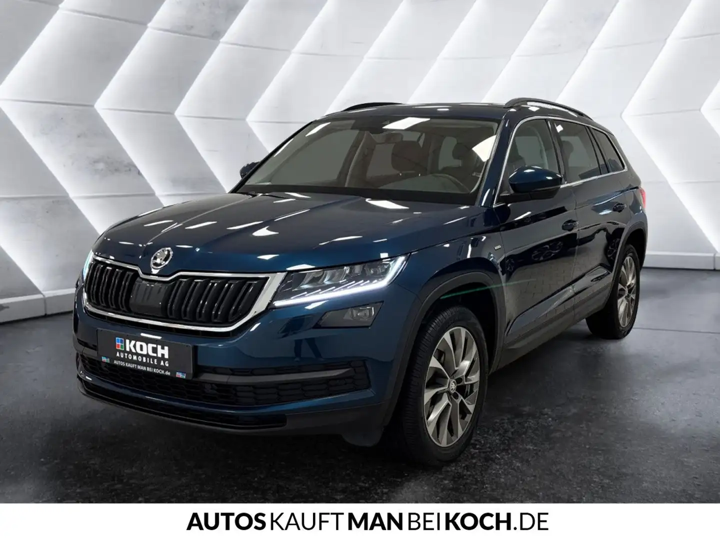 Skoda Kodiaq 1.5 TSI DSG Clever AHK BEH WSS LED KLIMAAUT Bleu - 2