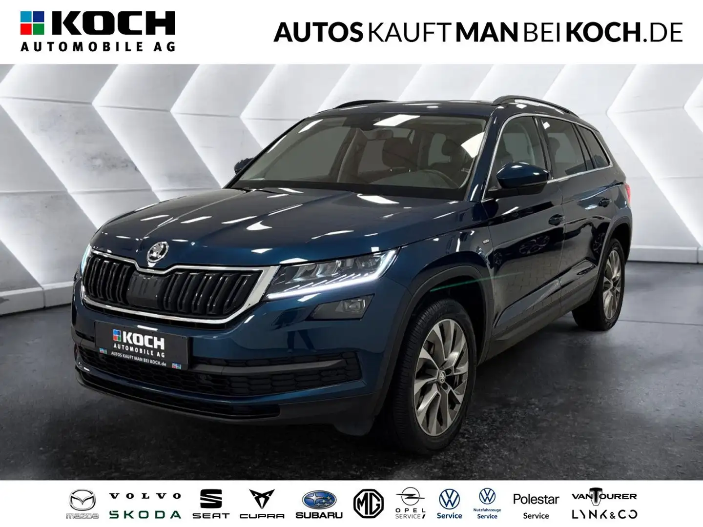 Skoda Kodiaq 1.5 TSI DSG Clever AHK BEH WSS LED KLIMAAUT Bleu - 1
