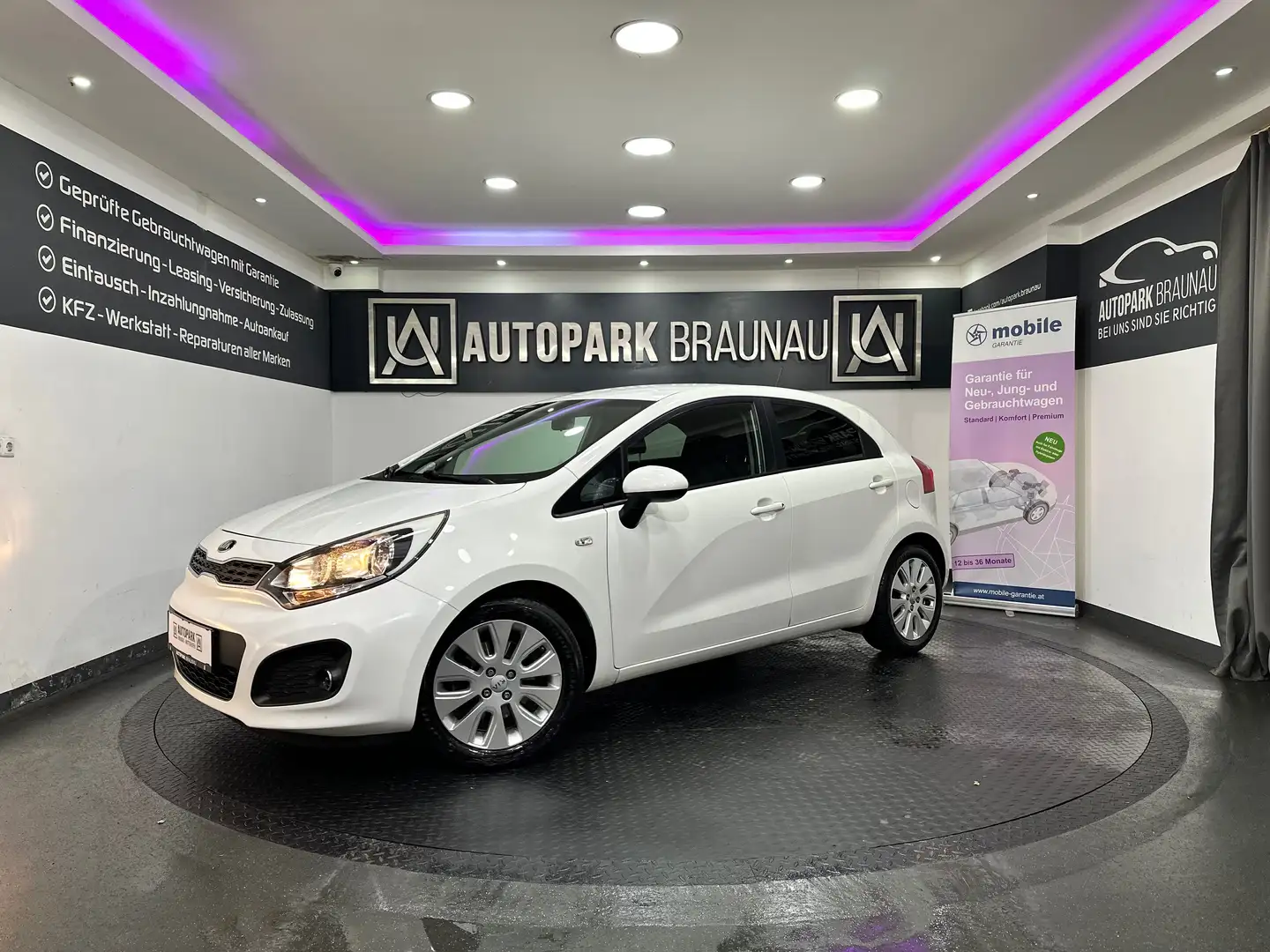 Kia Rio 1.2 Attract *KAMERA*NAVI*NEUES-PICKERL* Weiß - 1