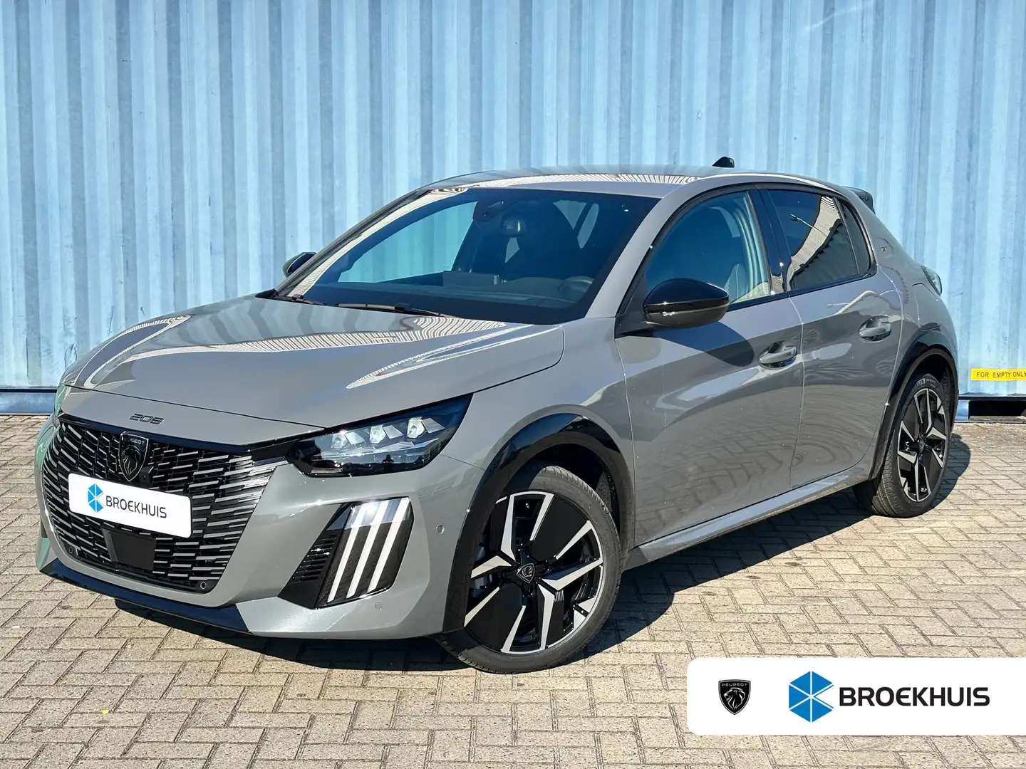 Peugeot 208 Hybrid 100 e-DCS6 GT 360 °C Camera | Full screen N Gris - 1
