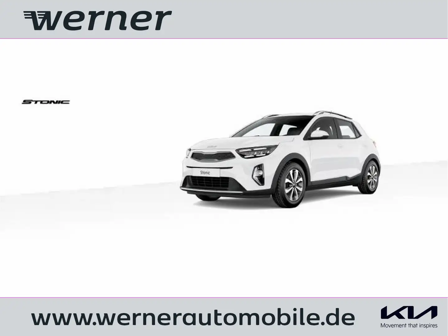Kia Stonic 1.0 T-GDI 48V Spirit DCT Technologie Schwarz - 1
