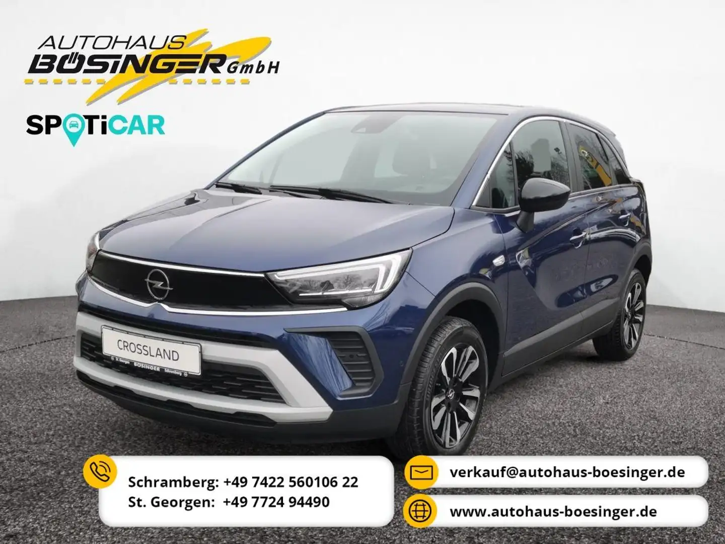 Opel Crossland 1.5CDTI / Navi / Kamera / Keyless /SHZ Bleu - 1