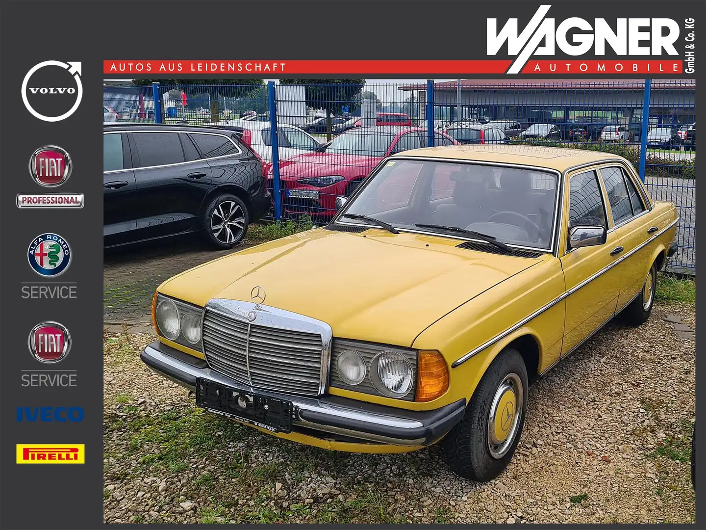Mercedes-Benz 300 W 123 300 D Limousine *AHK * SD* Jaune - 1