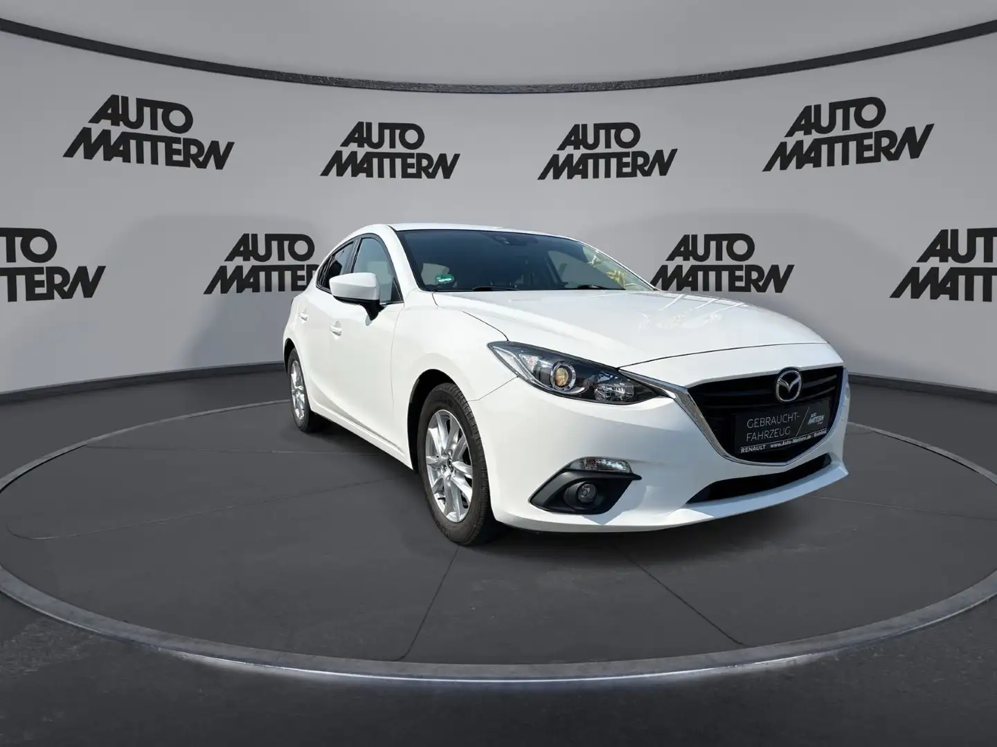 Mazda 3 Klimaaut.|PDC|Tempomat|Bluetooth|Freisprech Blanc - 2