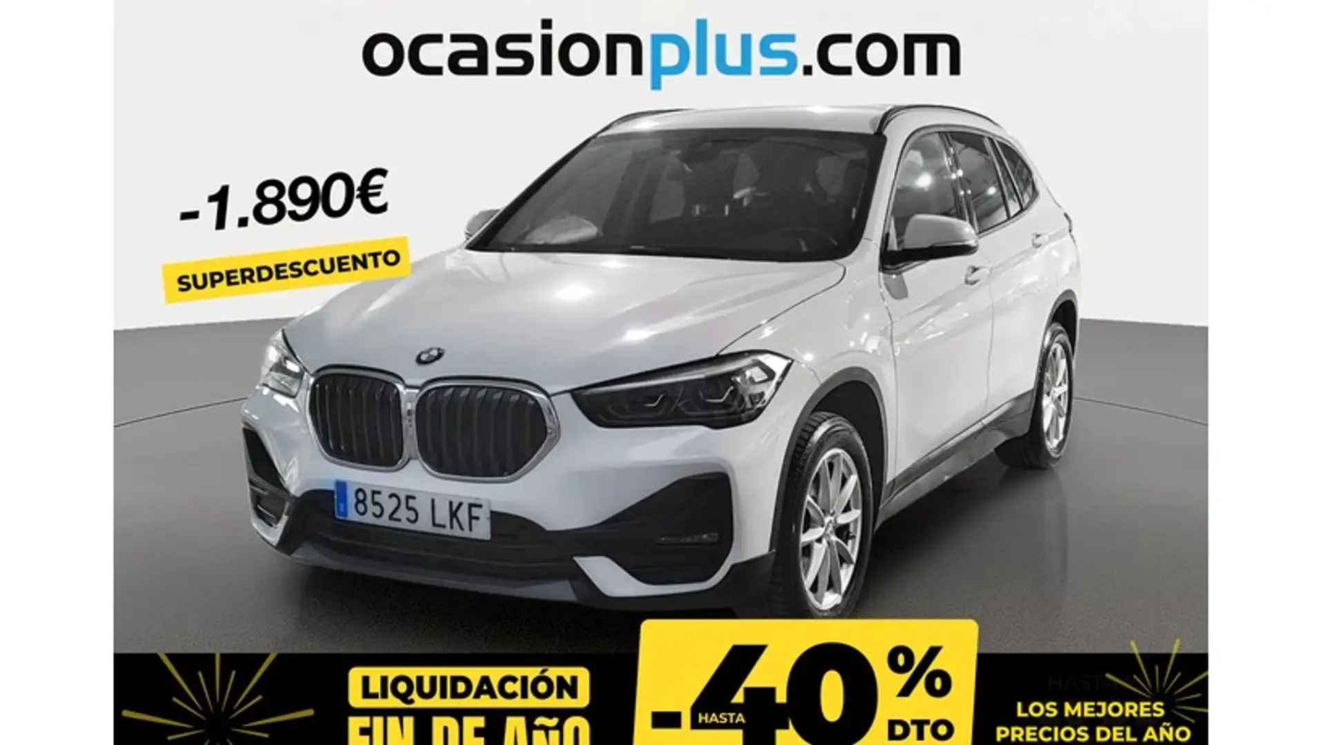 BMW X1 sDrive 18d Blanc - 1