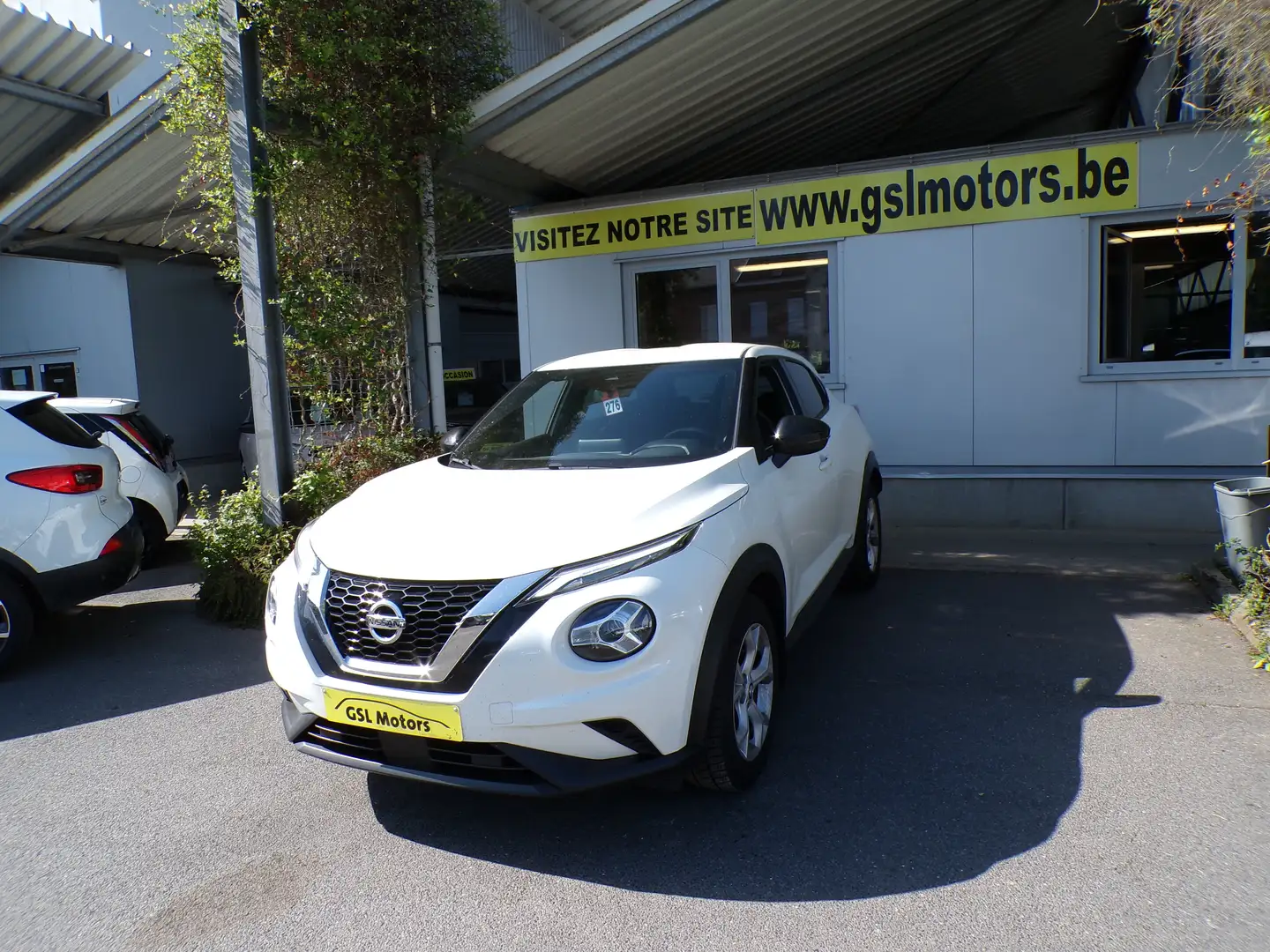 Nissan Juke 1.0 DIG-T 114cv blanc automatique 09/21 74.105km Wit - 1