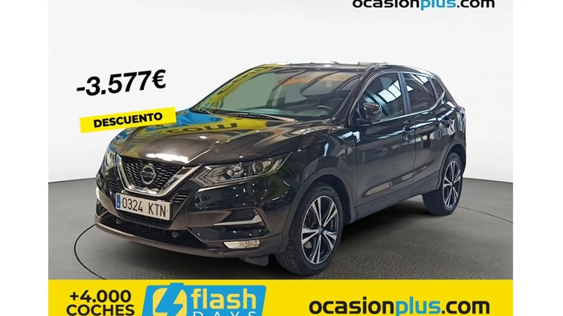 Nissan Qashqai 1.3 DIG-T N-Connecta 4x2 DCT 117kW Zwart - 1