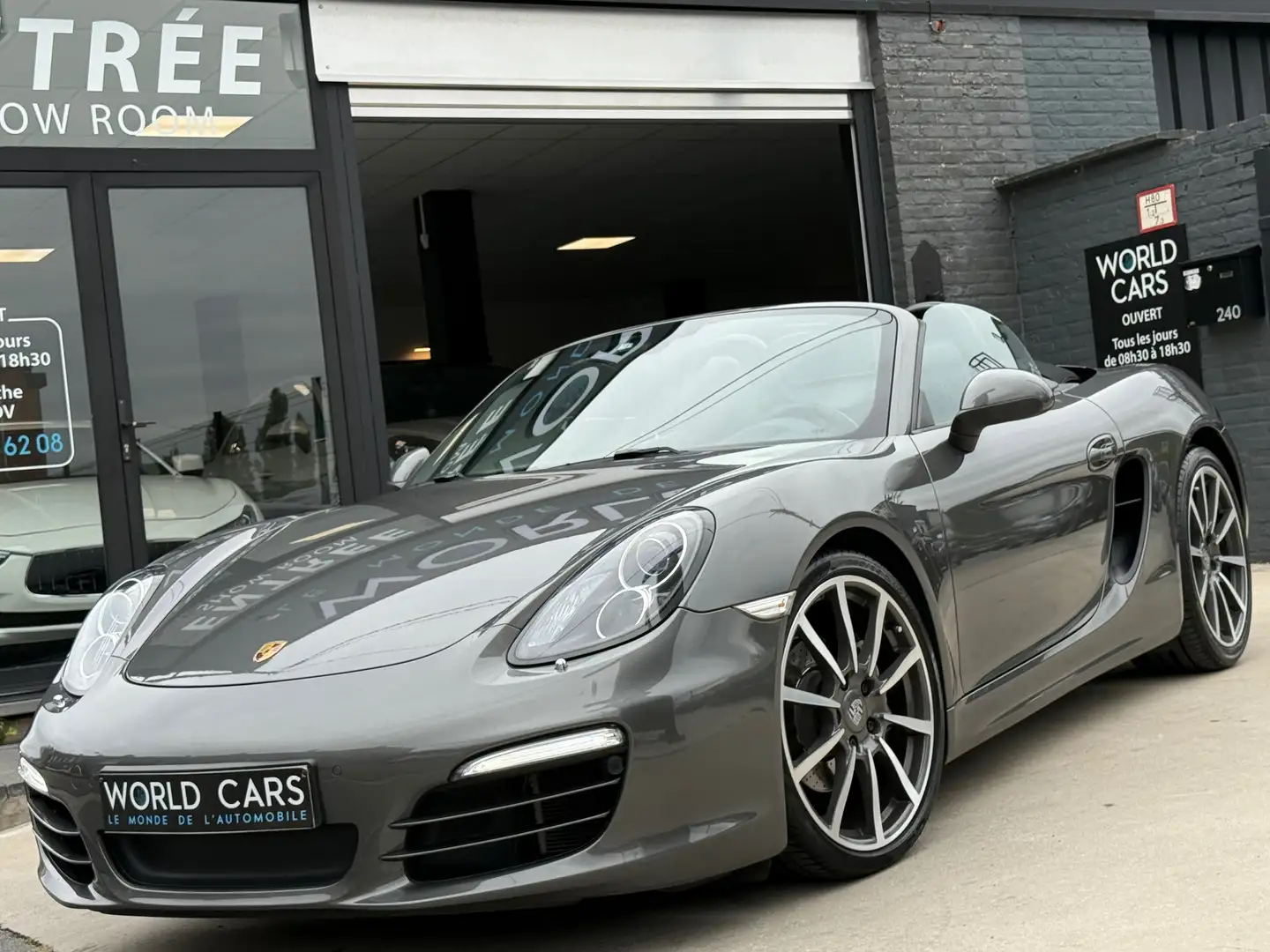 Porsche Boxster 2.7i 265 CV PDK / XENON / NAVI / CARNET COMPLET Gris - 1