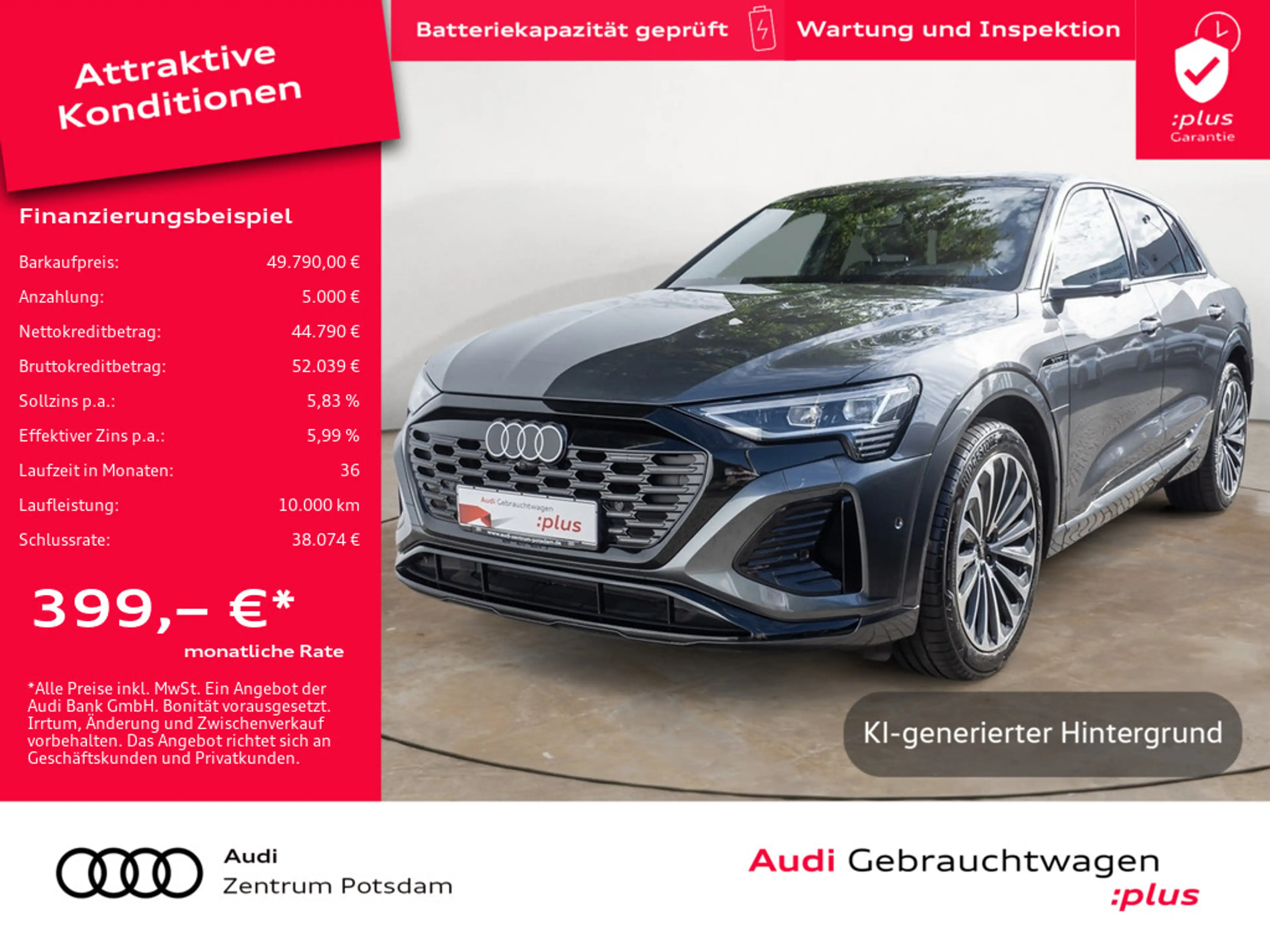 Audi Q8 e-tron S line 55 quattro MATRIX PANO ACC B