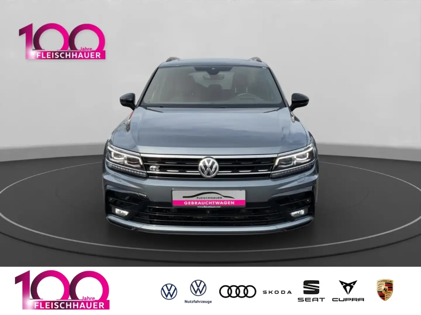 Volkswagen Tiguan Allspace Highline 4Motion 2.0 TDI DSG Klima AHK-klappbar El Grau - 2