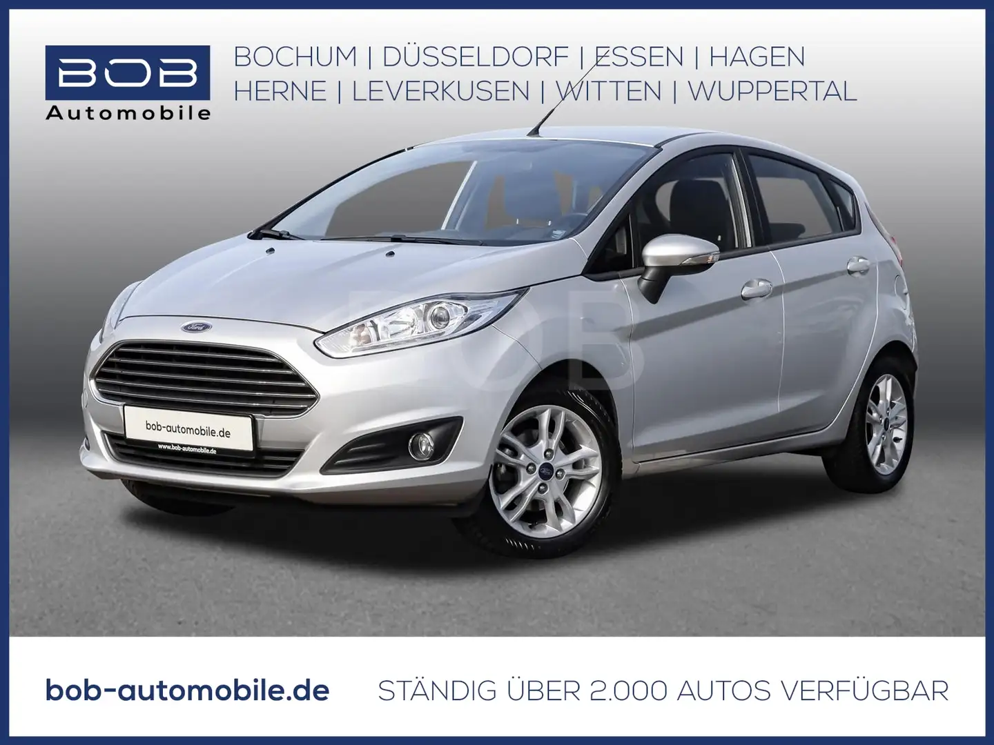 Ford Fiesta 1.25 Trend KLIMA SHZ LM ALLWETTER eFH USB Zilver - 1