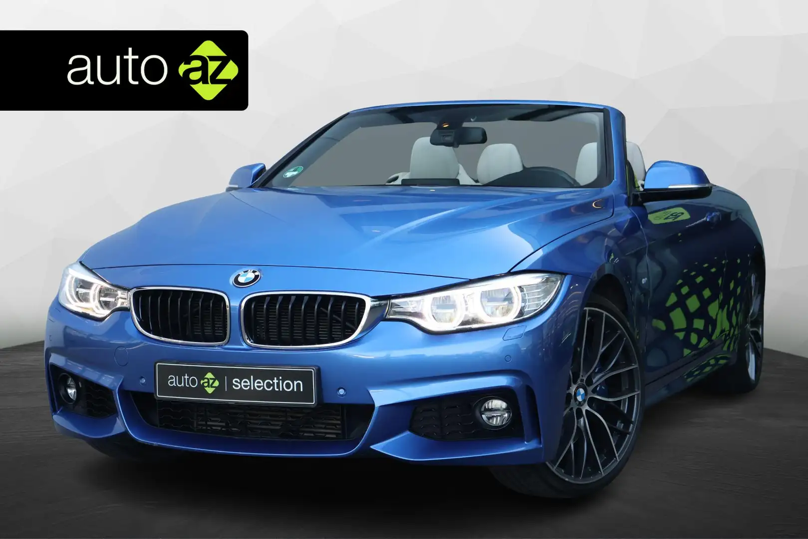 BMW 435 4-serie Cabrio 435i M Sport Blauw - 1