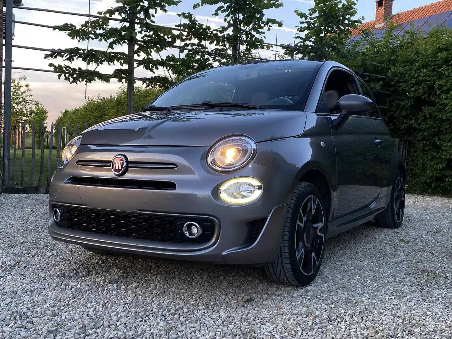 Fiat 500C 500C 1.2i Sport Gris - 1