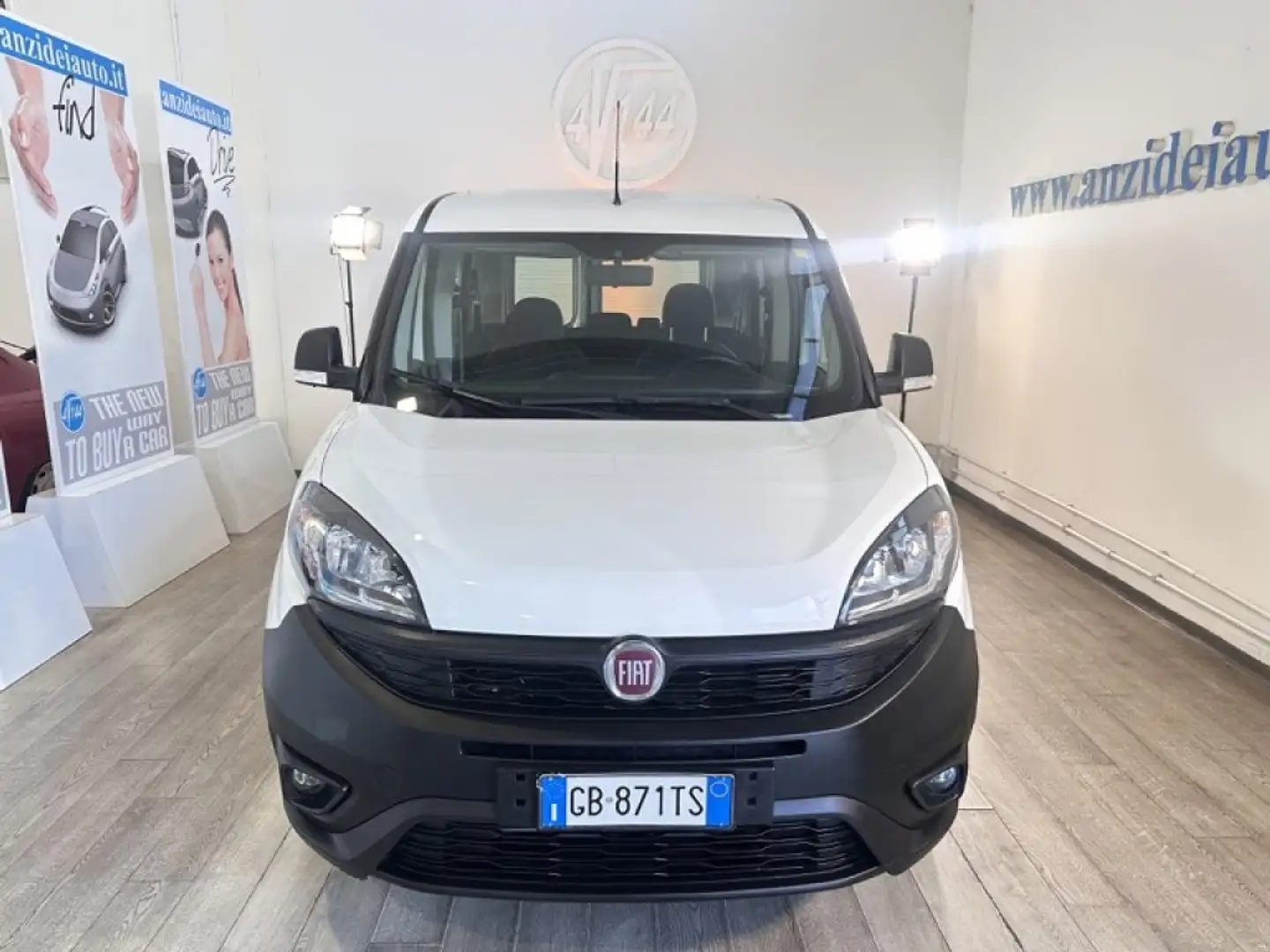 Fiat Doblo N1 1.3 MJT Combi Easy Autocarro 5 Posti Weiß - 2