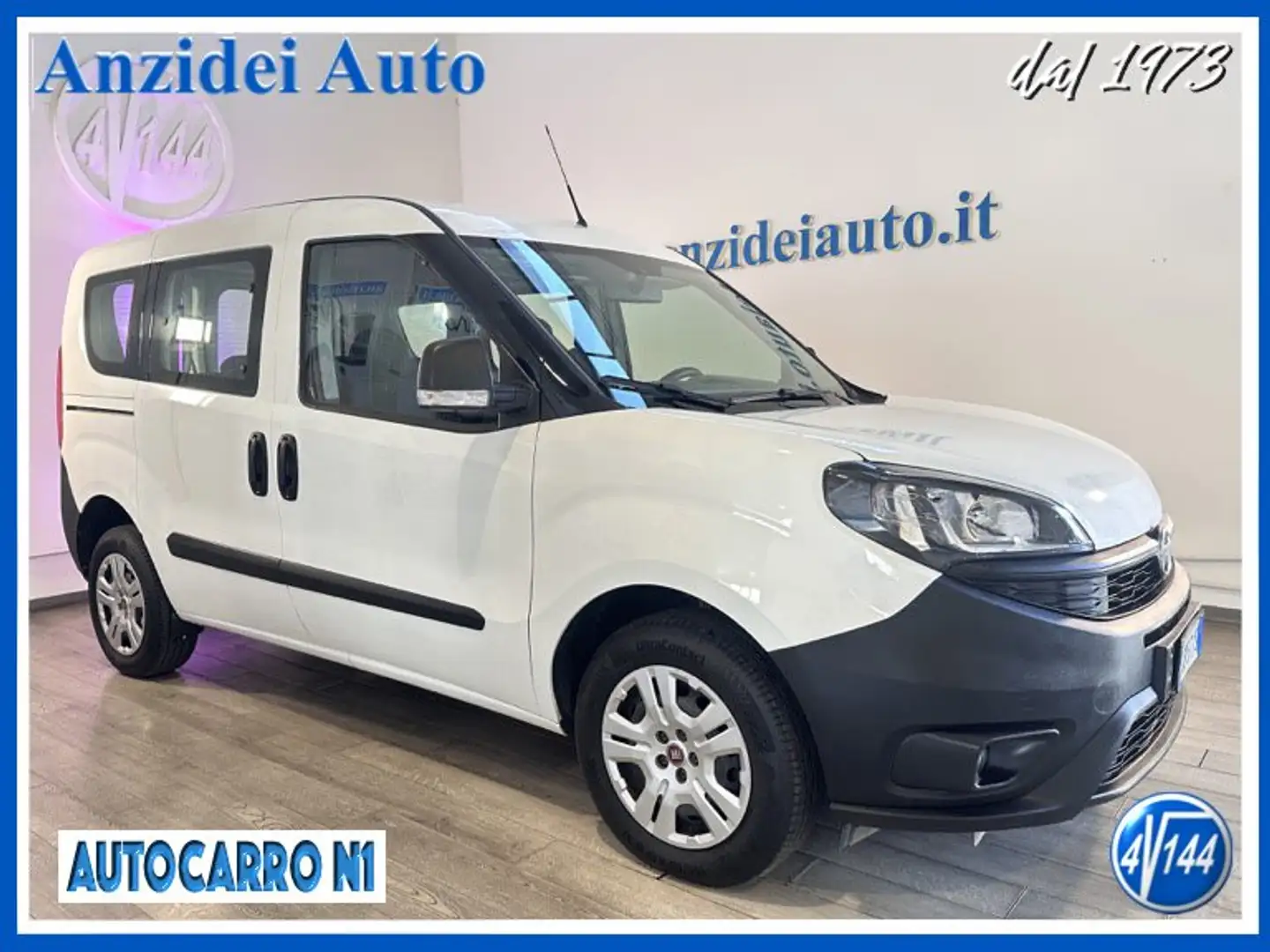 Fiat Doblo N1 1.3 MJT Combi Easy Autocarro 5 Posti Weiß - 1