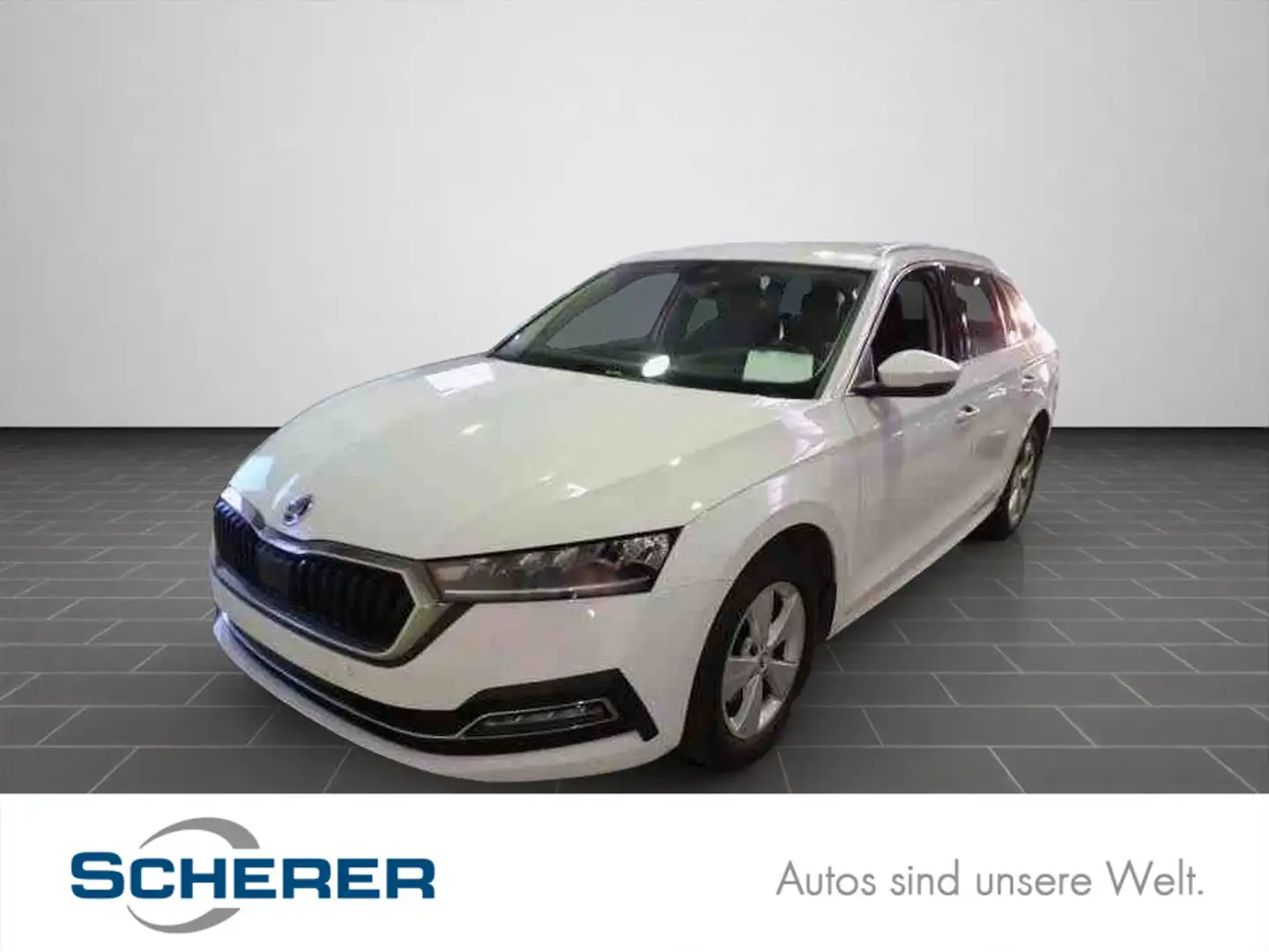 Skoda Octavia Combi 2.0 TDI Style NAVI/HuD/PDC/LED uvm Bianco - 1