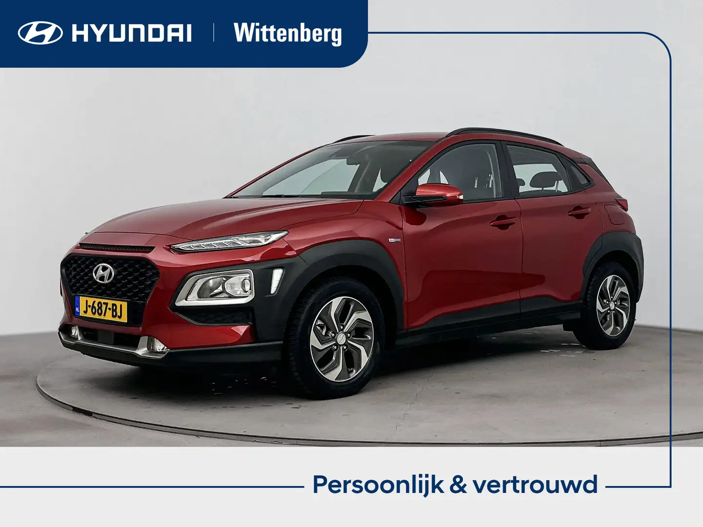 Hyundai KONA 1.6 GDI HEV Comfort | Apple\Android Carplay| Navi Rood - 1