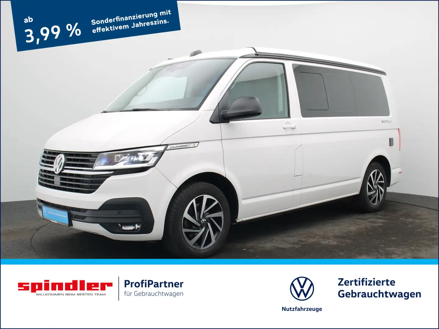 Volkswagen T6.1 California Beach 2.0 TDI / ACC, AHK, LED Weiß - 1