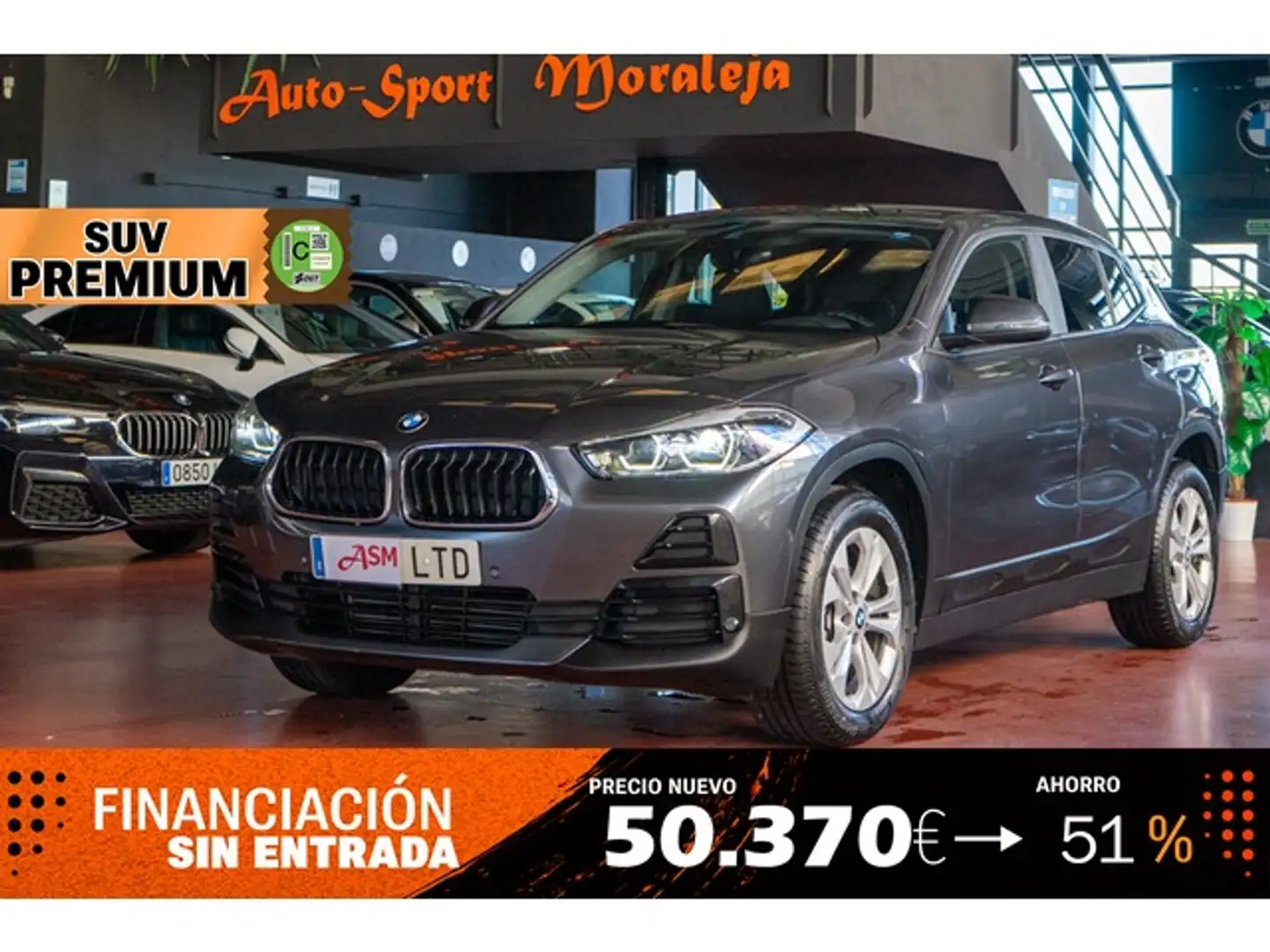 BMW X2 sDrive 18d Gris - 1