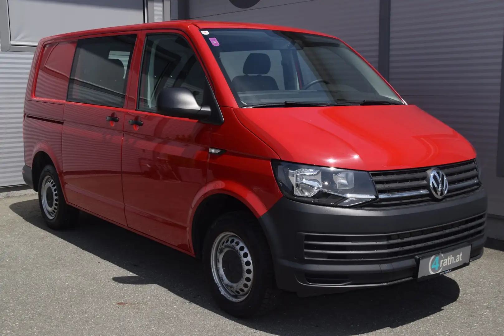 Volkswagen T6 Transporter Doka-Kasten KR 2,0 TDI 4Motion/NETTO: 22.400 € Rot - 2