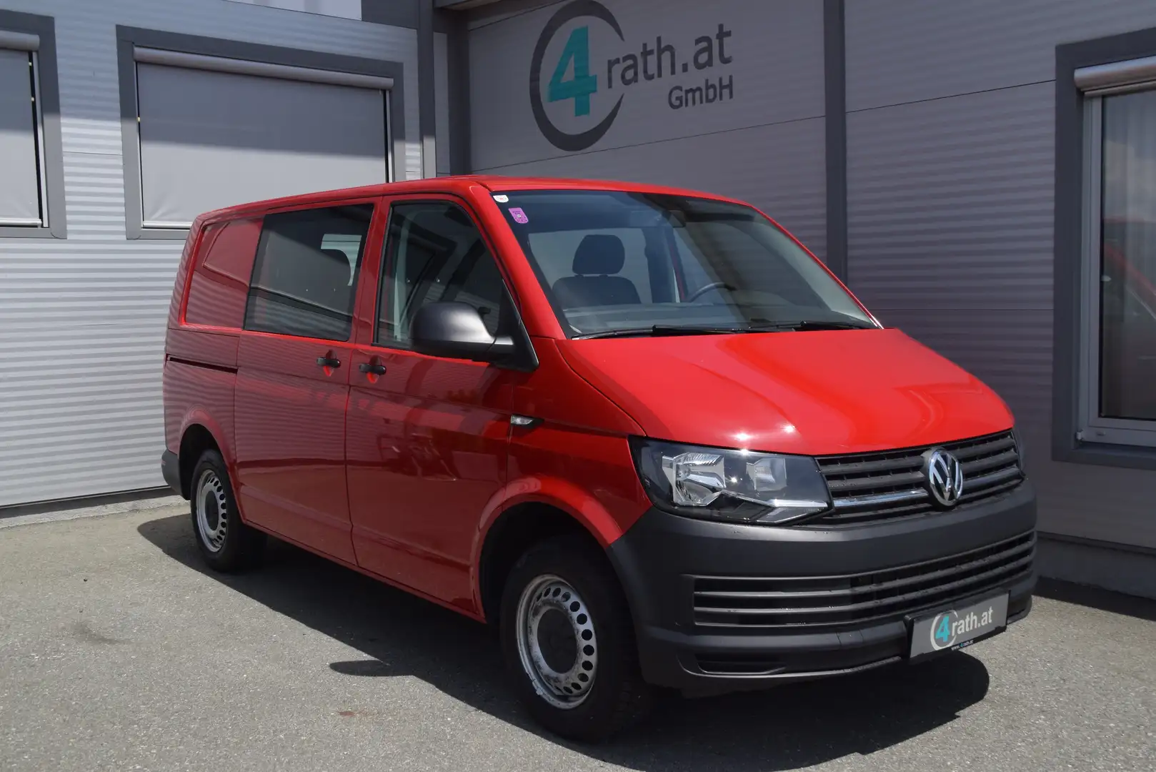 Volkswagen T6 Transporter Doka-Kasten KR 2,0 TDI 4Motion/NETTO: 22.400 € Rot - 1