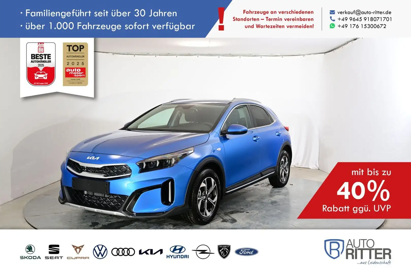 Kia XCeed MY26 RFK|LED|Navi|Klima|PDC|SHZ|DAB Blau - 1
