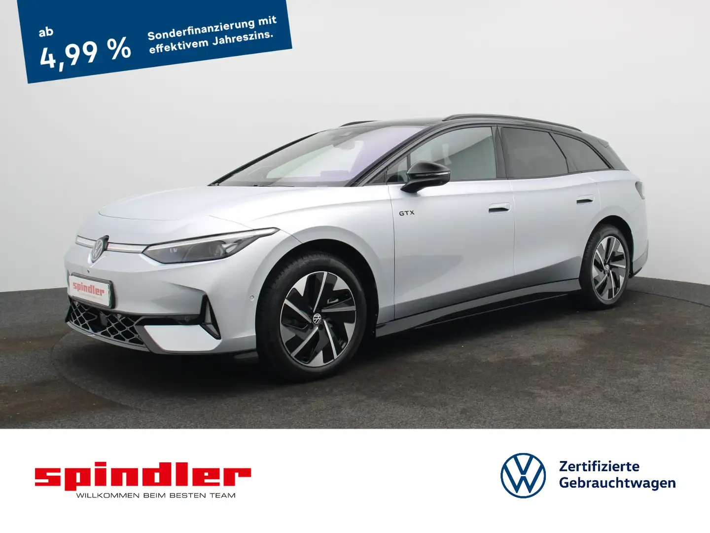 Volkswagen ID.7 Tourer GTX 4M/ Navi, Pano, Matrix, 360°,AHK Argent - 1