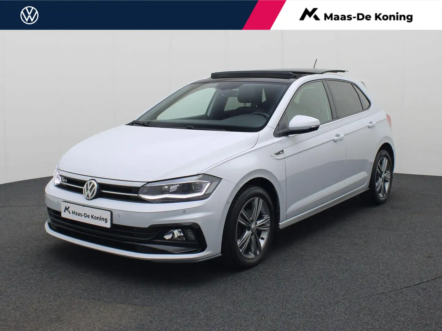 Volkswagen Polo 1.0TSI/95PK DSG Highline Business R · Panoramadak Blanc - 1