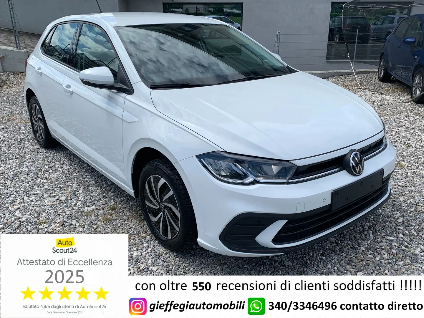 Volkswagen Polo 1.0 tsi Style 95cv Weiß - 1