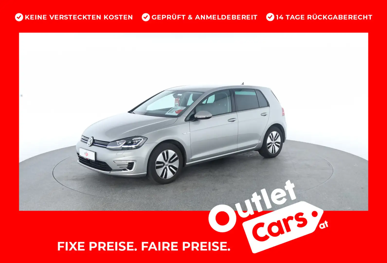 Volkswagen e-Golf VW e-Golf Silber - 1