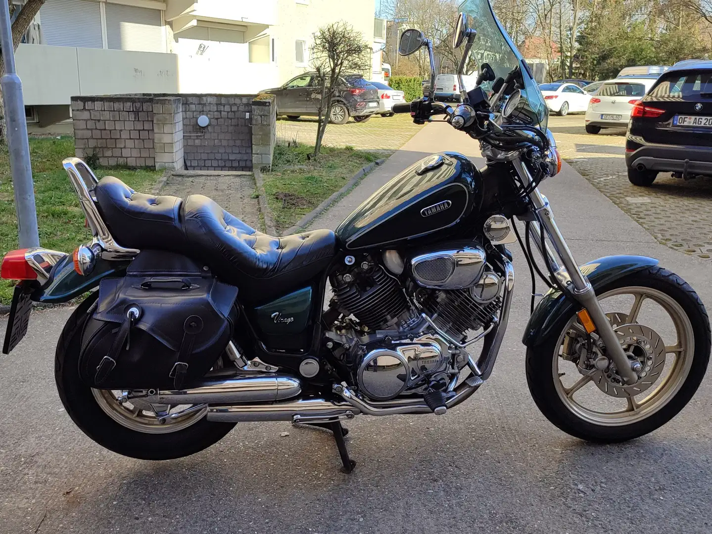 Yamaha XV 750 Verde - 1