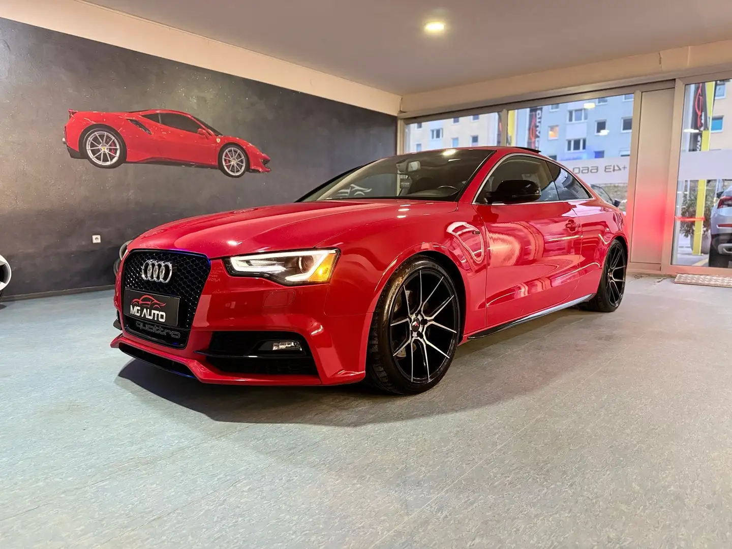 Audi A5 Coupé 2,0 TFSI quattro S-tronic Rot - 1