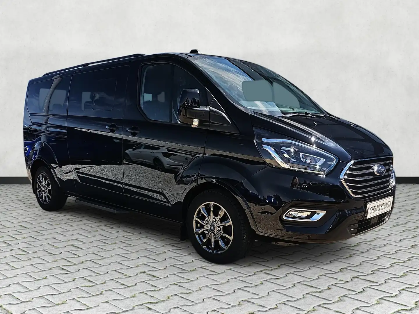 Ford Tourneo Custom Titanium X L2 Standhzg Gar Feb 27 Noir - 2