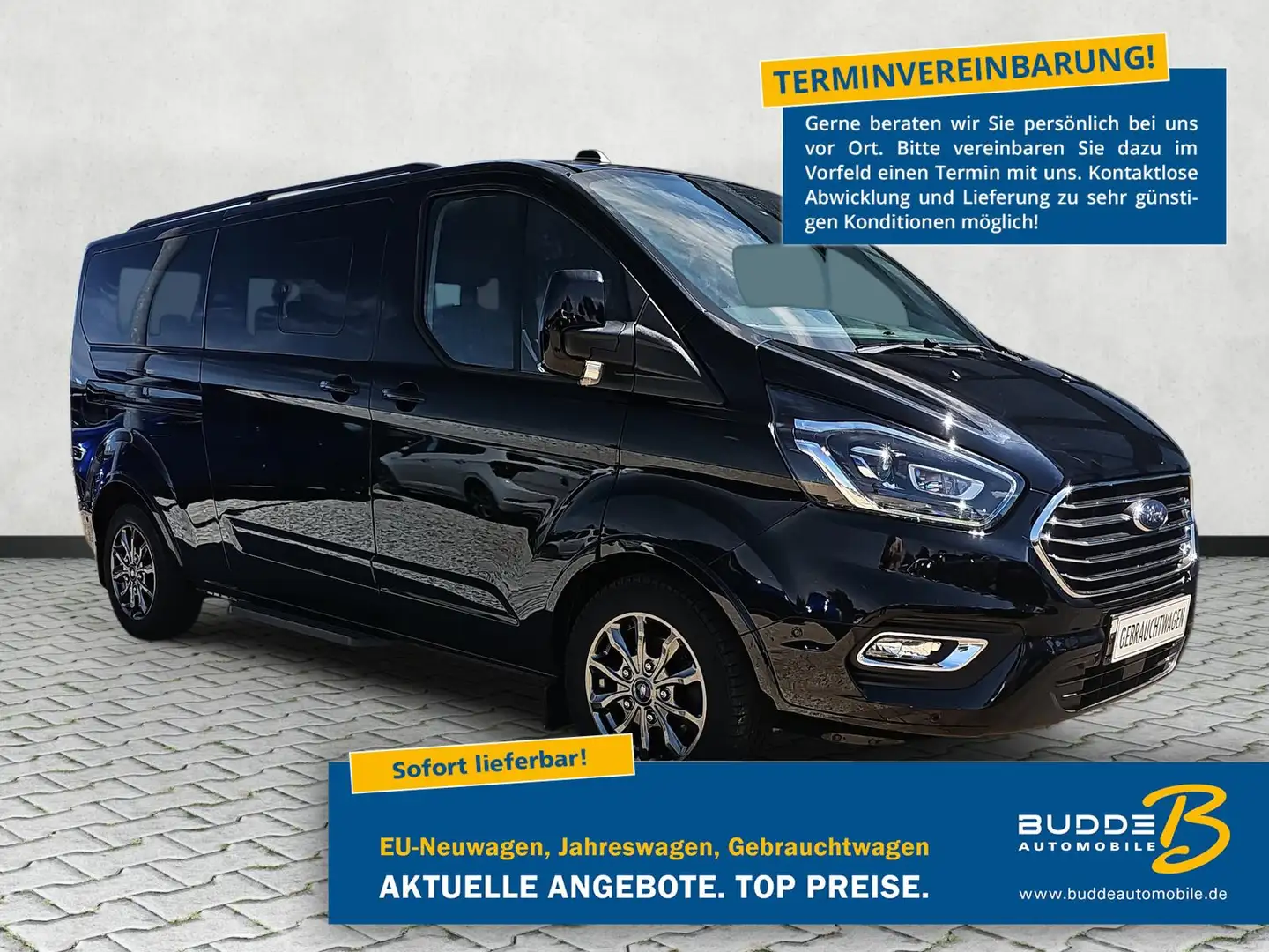 Ford Tourneo Custom Titanium X L2 Standhzg Gar Feb 27 Schwarz - 1