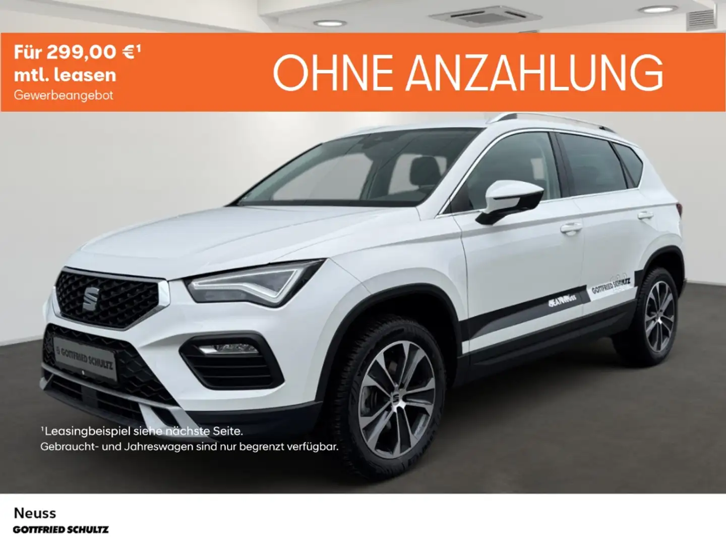 SEAT Ateca STYLE EDITION 2.0 TDI 150 PS DSG SOFORT VERFÜGBAR! Weiß - 1