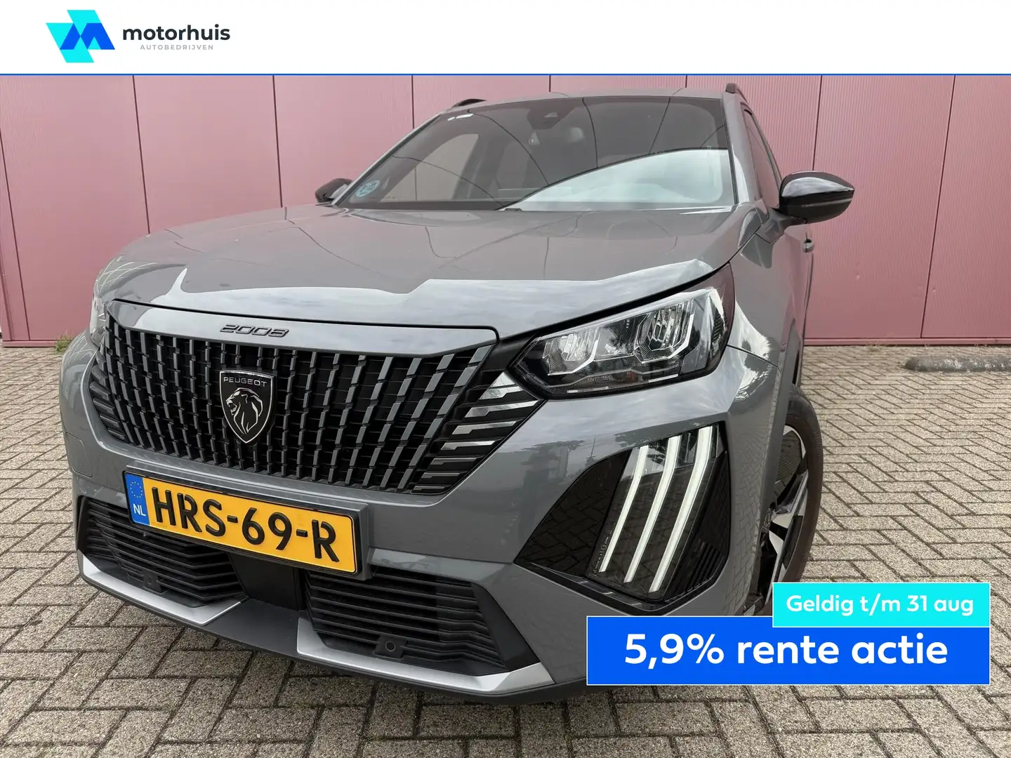 Peugeot 2008 1.2 Puretech 100pk Allure Grijs - 1